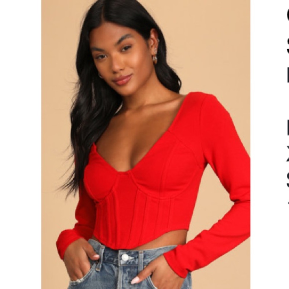 Lulus red top